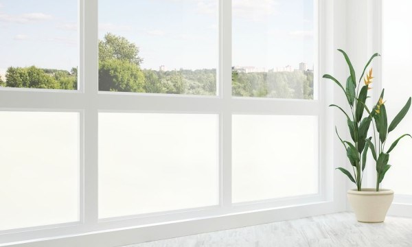 Blickschutzfolie Fensterfolie Sichtschutzfolie Milchglasfolie "Matt Fein" Innenverwendung