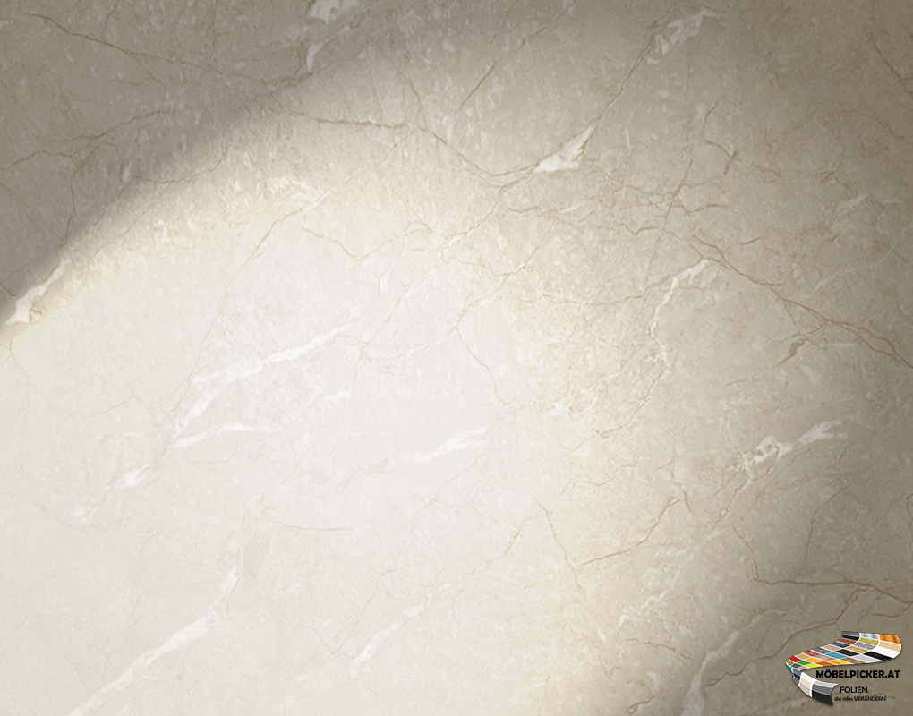 Stein: Marmor beige, dunkel und weiß marmoriert ArtNr: MPVST682 für Kästen, Wände, Fronten, Küchenfronten, Fliesen, Glas, Fensterrahmen, Küchenarbeitsplatten