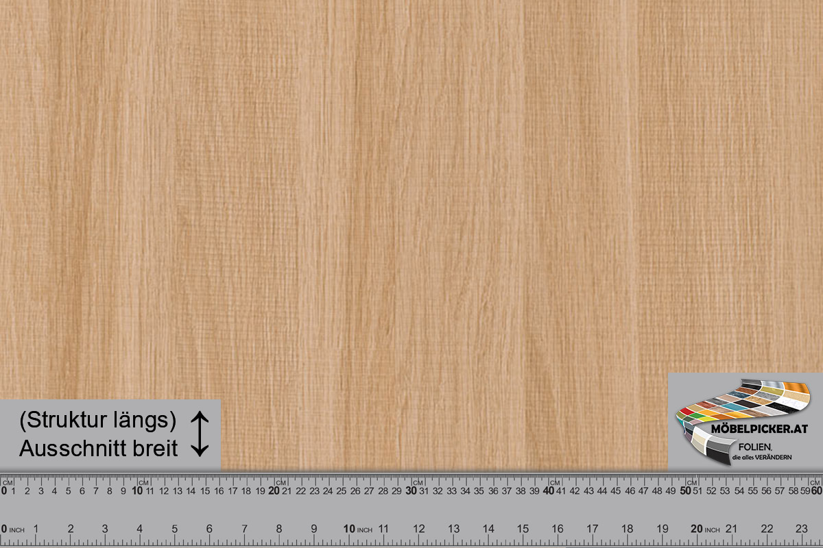 Holz: Eiche Sägeoptik hell ArtNr: MPW195 für Kästen, Wände, Fronten, Küchenfronten, Fliesen, Glas, Fensterrahmen, Küchenarbeitsplatten