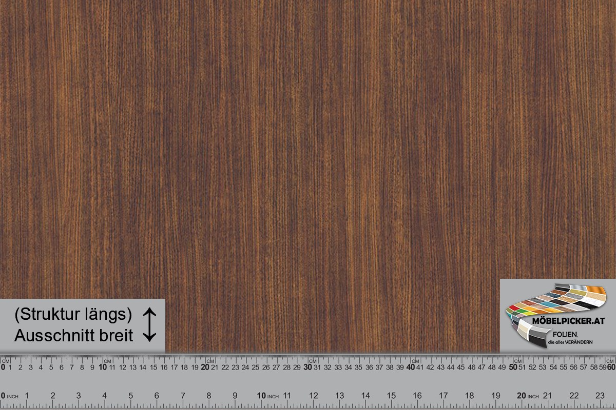 Holz: Walnuss mittelbraun strukturiert ArtNr: MPXP124 für Schiebetüren, Wohnungstüren, Eingangstüren, Türe, Fensterbretter und Badezimmer