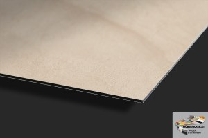 Alu-Design-Platte Burgund Beige - Aluminiumverbundplatte für Küchenrückwände, Fliesenspiegel, Fliesenrückwände, Küchen