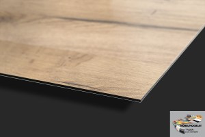 Alu-Design-Platte Schwarzwald Eiche Hell - Aluminiumverbundplatte für Küchenrückwände, Fliesenspiegel, Fliesenrückwände, Küchen