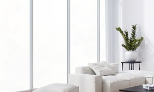 Blickschutzfolie Fensterfolie Sichtschutzfolie Milchglasfolie Weiß Seidenmatt